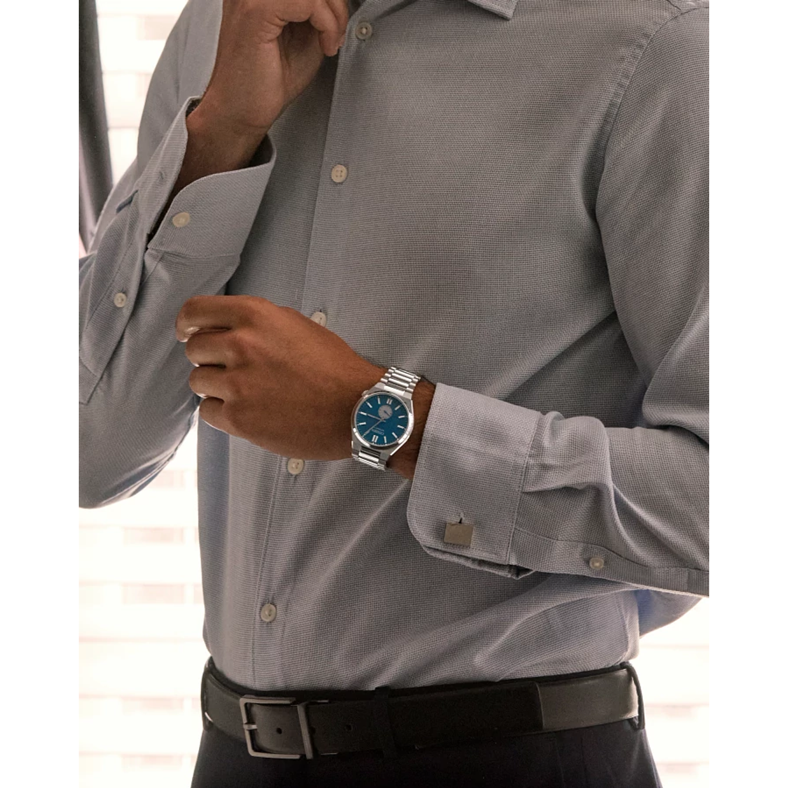 Reloj Citizen Tsuyosa Small seconds con Dial Azul automático caja de 40 MM para caballero | Elegancia Relojería